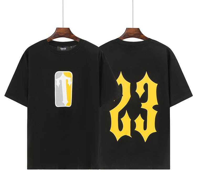 

Designer Fashion Clothing Tshirt Tees Summer Small Fashion Trapstar Loose Relaxed Print Round Neck Short Sleeve Couple Rap Tshirt for Men Women Luxury Casual Street, Black