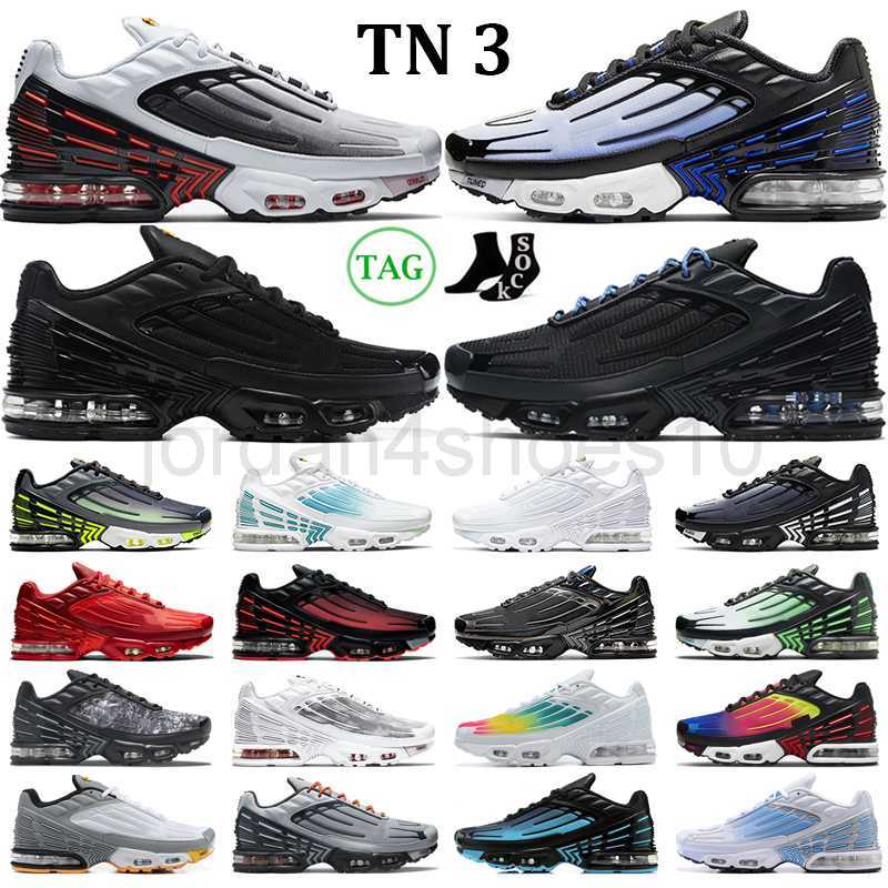 

Men Women Tn Plus 3 Running Shoes TN 3 Triple White Black Sky Blue Radiant Red Zebra Obsidian Neon Bred Mens Trainers Outdoor Sneakers 2.5, #17