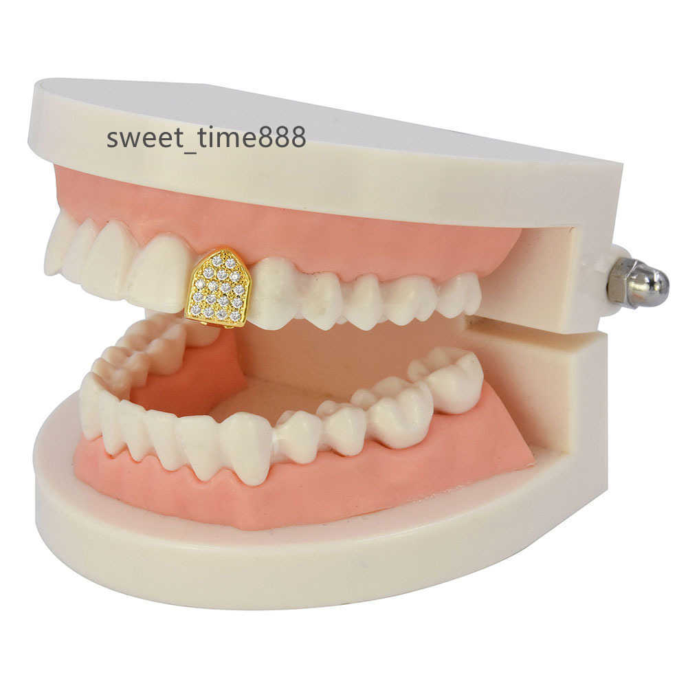 

Custom Made Personalized Vvs Vvs1 Moissanite Diamond Mens Hip Hop 14k White Gold Iced Out Grillz for Teeth Decoration Jewelry