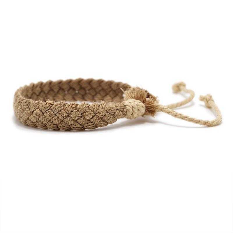 

Tao Cotton Woven Bracelet Mens And Womens Sailor Carrying Strap Simple Retro Braided Rope
