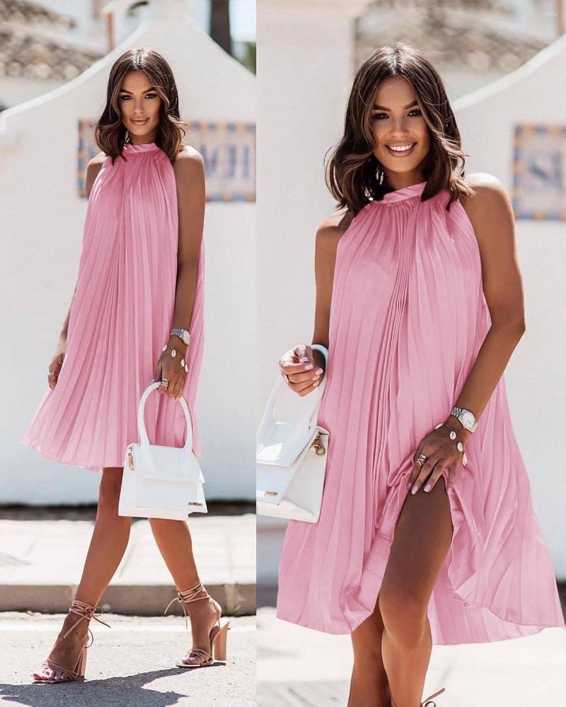 

Casual Dresses Women Black Blue Summer Dress, Pink