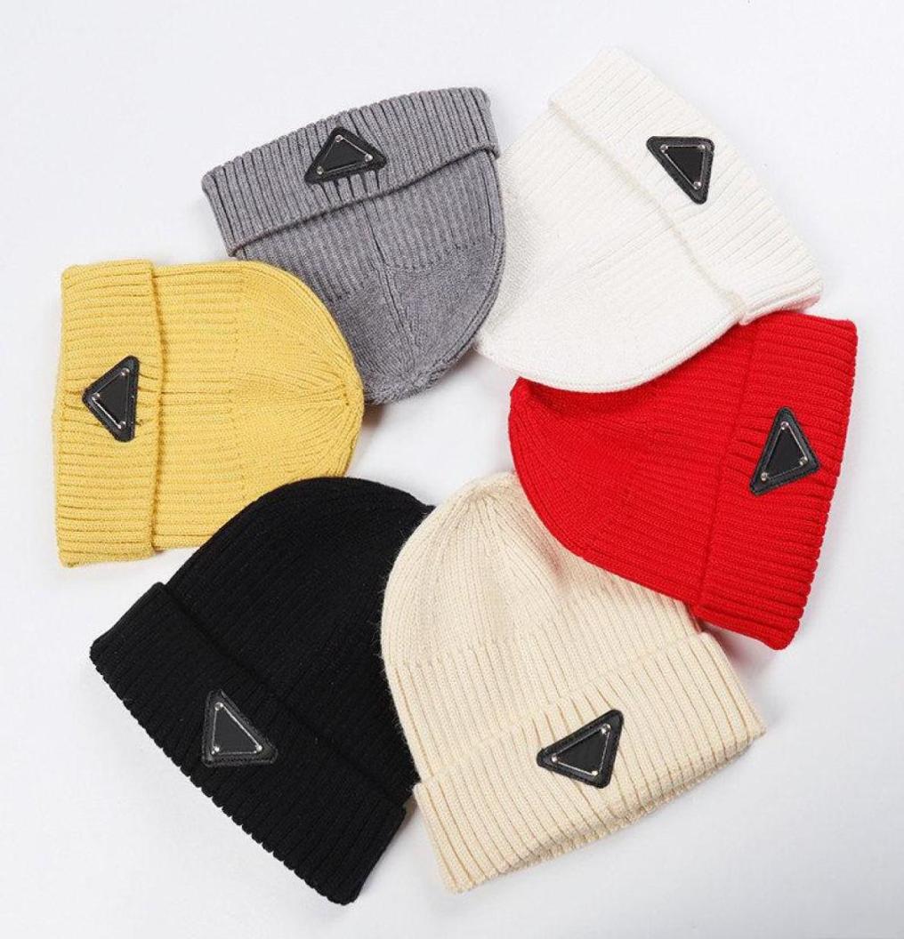 

2021 Fashion Beanie Man Woman Skull Caps Warm Autumn Winter Breathable Fitted Bucket Hat 8 Color Cap Highly Quality3973369, White