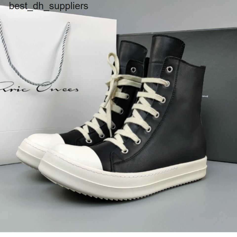 

RO High Top Shoes for Men Genuine Leather Milk Fragrance Thick Sole Shoes for Women Sports and Leisure Couples Small White Shoes Increase Versatile Short Boots Trend, Cowhide orange