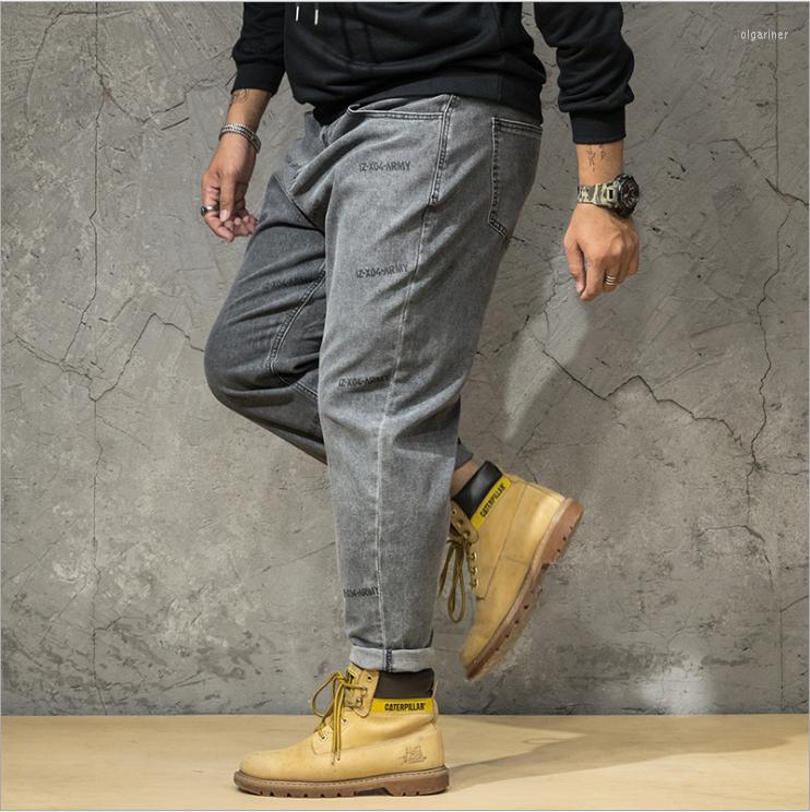 

Men's Pants Autumn Style Plus Size Men's Loose Trousers Fashion Multi-pocket Fat Overalls Men G2023, Dark grey