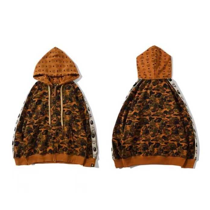 

New Baby Sweater Men's Camouflage Cardigan Zipper Coat 3D Digital Print Coat Women