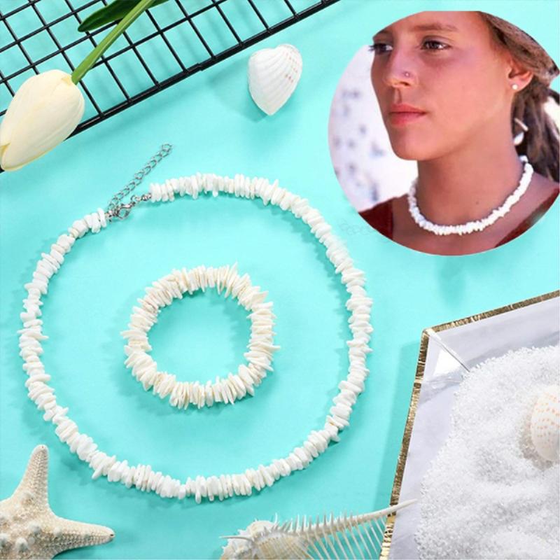 

Choker Natural Summer Beach Sea Shell Necklace Simple Bohemian Seashell Jewelry For Women Chokers