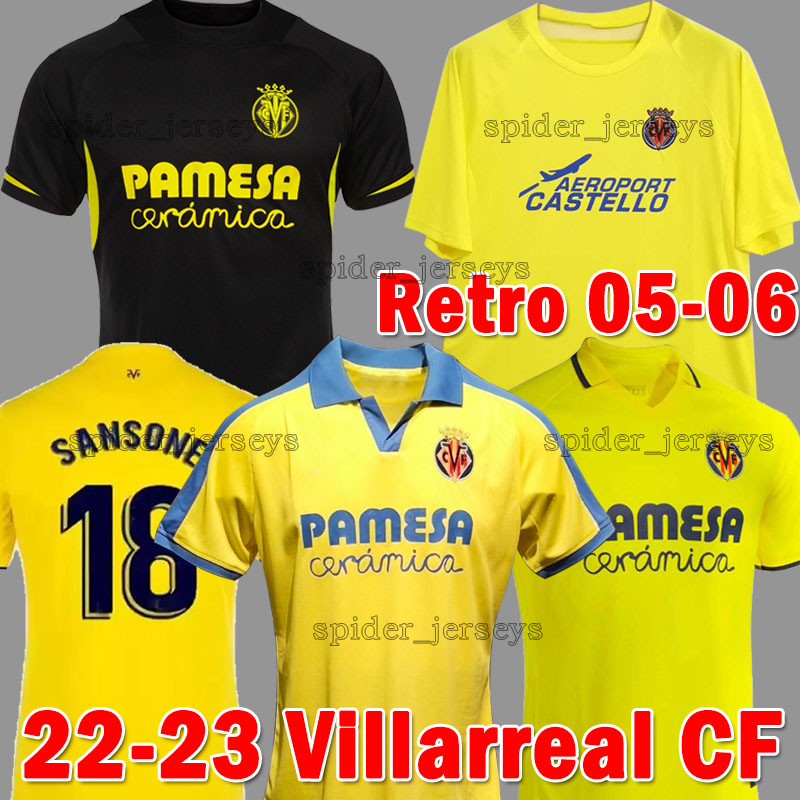 

2022 2023 Villarreal CF RIQUELME #8 soccer jerseys 22 23 100th Anniversary GUILLE FRANCO #99 PAU Retro 2005 GERARD PACO ALCACER CAMISETA DIA YEREMI kids Football Shirts, Biliyaleiyaer 22-23 home patch