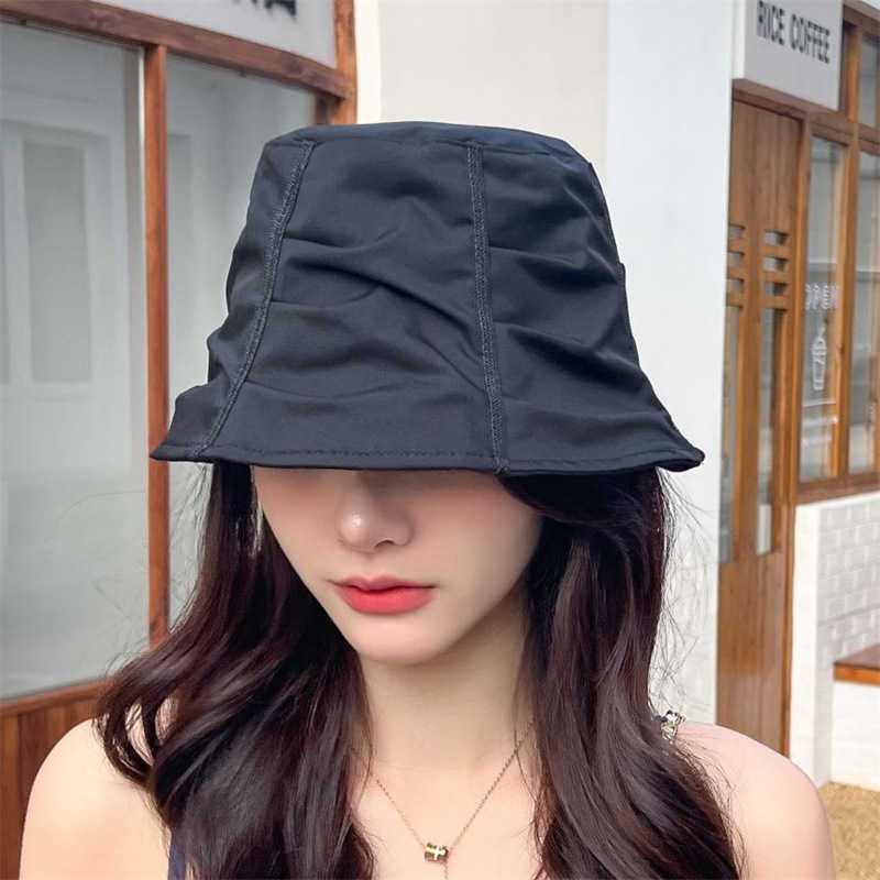 

Wide Brim Hats 2022 New Pleated Fisherman Hats Korean Spring and Summer Women's Sunscreen Bucket Cap Outdoor Leisure Foldable Bob Hat AA230508, Kahki