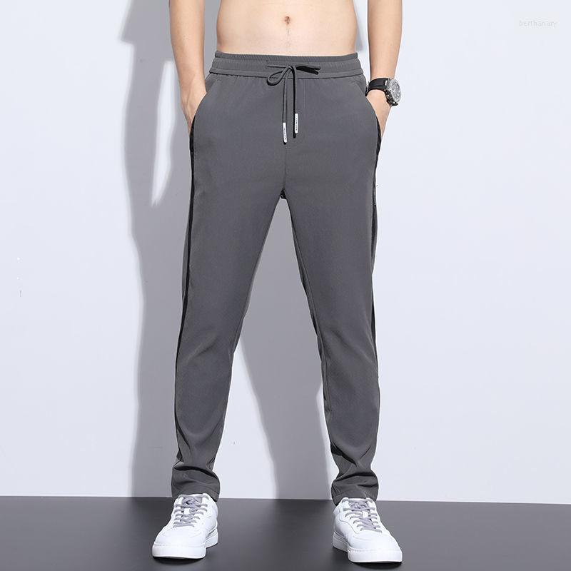 

Men's Pants 2023 Men's Casual Pure Color Trousers Loose Breathable Stretch Straight Fashion Summer Sports, Picture color4
