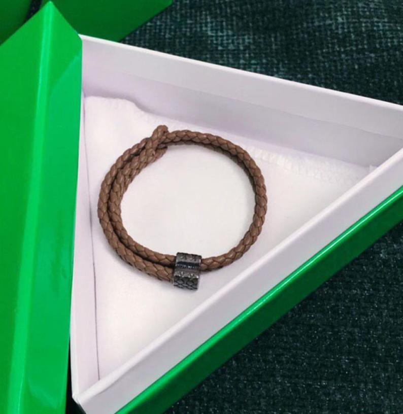 

popular brand genuine leather bracelet for women and men stainless steel bracelet3775692