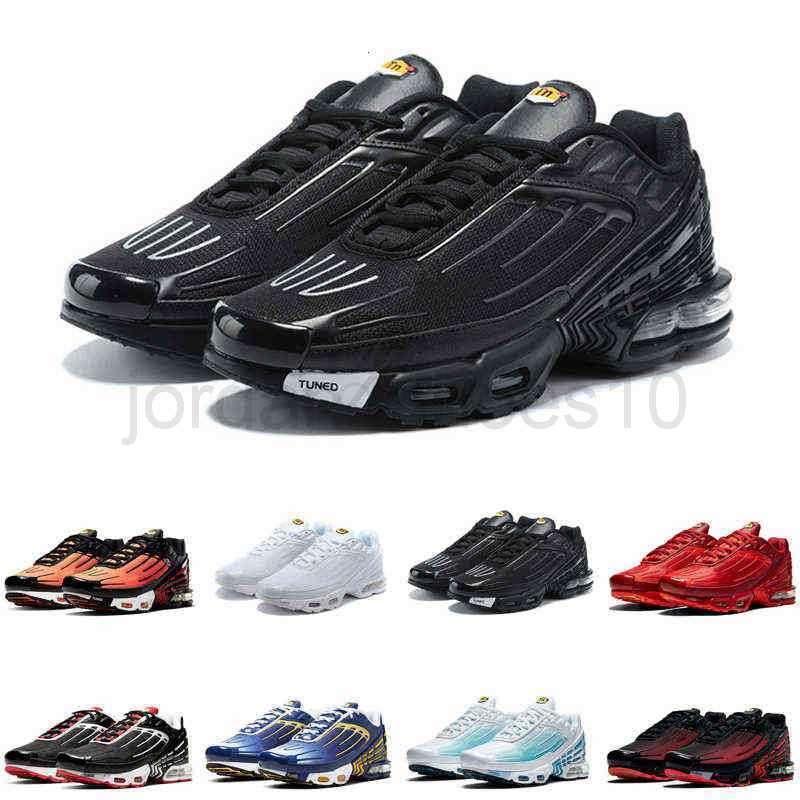 

discount tn plus 3 running shoes for men women Triple white black Deep Royal Blue Radiant Red Tiger purple nebula Bred mens trainers sport 2.5