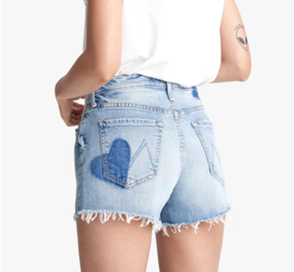 

Womens Shorts Women denim shorts summer high waist casual wild lady 230508, Blue