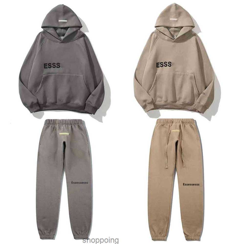 

Men's and Women Hoodies Leisure Fashion Trends Es Designer Tracksuit Hoody Set Casual Oversize Hooded Pullover 20231c5u, White pant