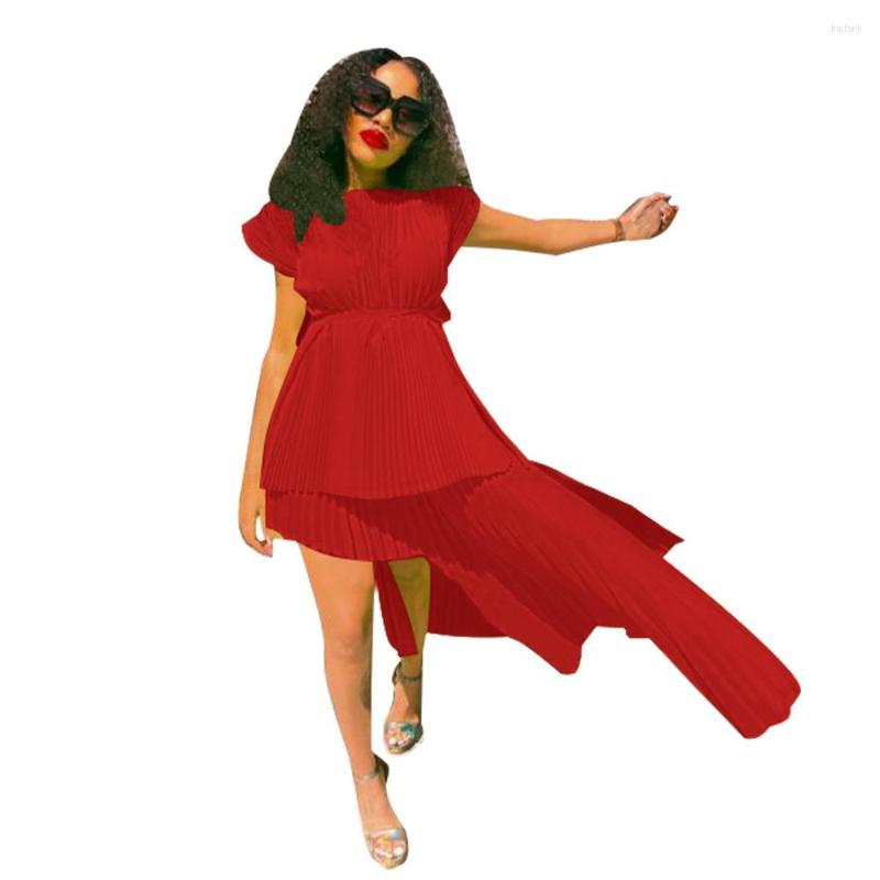 

Ethnic Clothing 2023 Summer Fashion Style African Women O-neck Short Sleeve White Black Red Polyester Dress Dashiki Dresses Fo