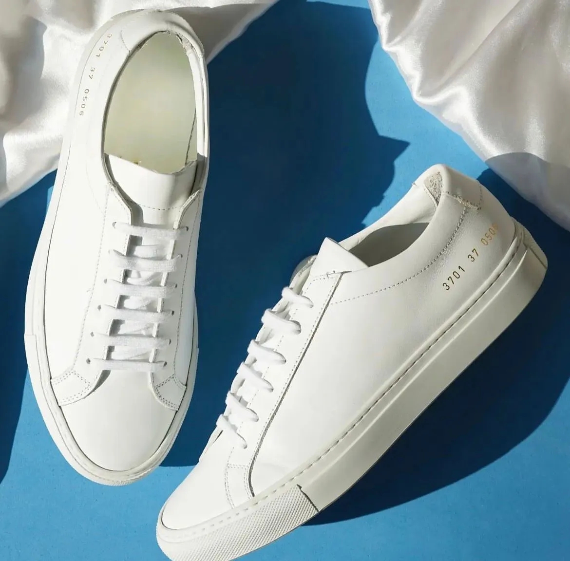 

2023S/S Men Original Achilles Sneakers Shoes Casual Flats White Black Leather Party Dress Skateboard Walking EU38-46 Original Box