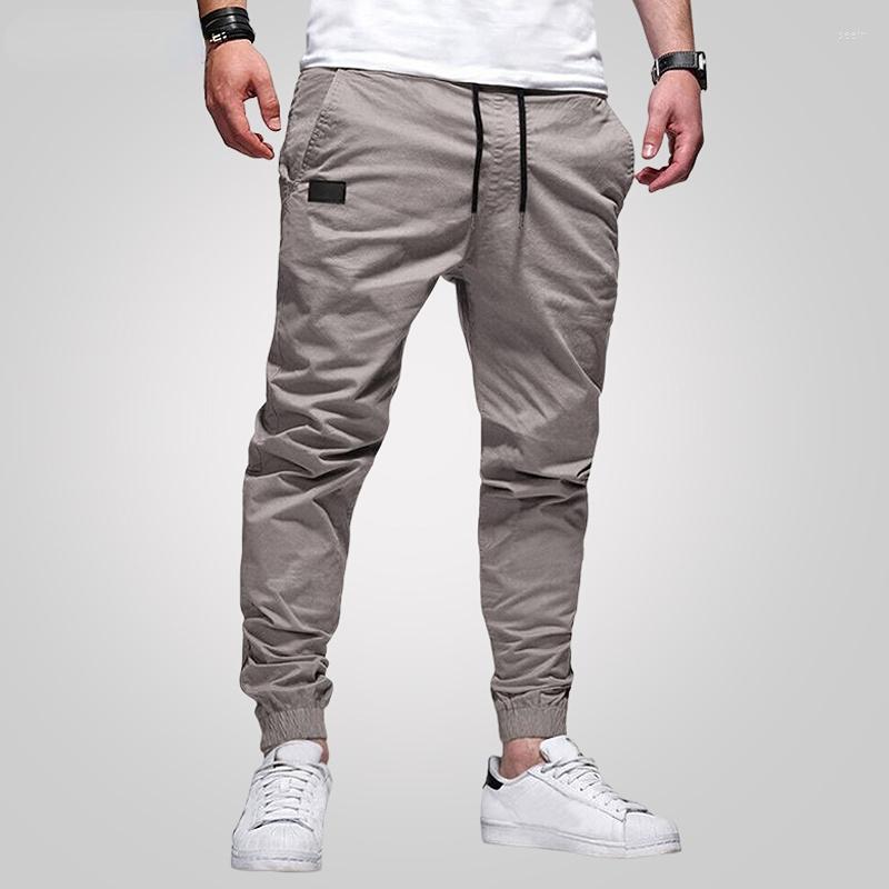 

Men's Pants Joggers Cargo Men Casual Cotton Fashion Slim Military Men's Streetwear Work Tactical Tracksuit Male Harem Trousers, Fff1grey
