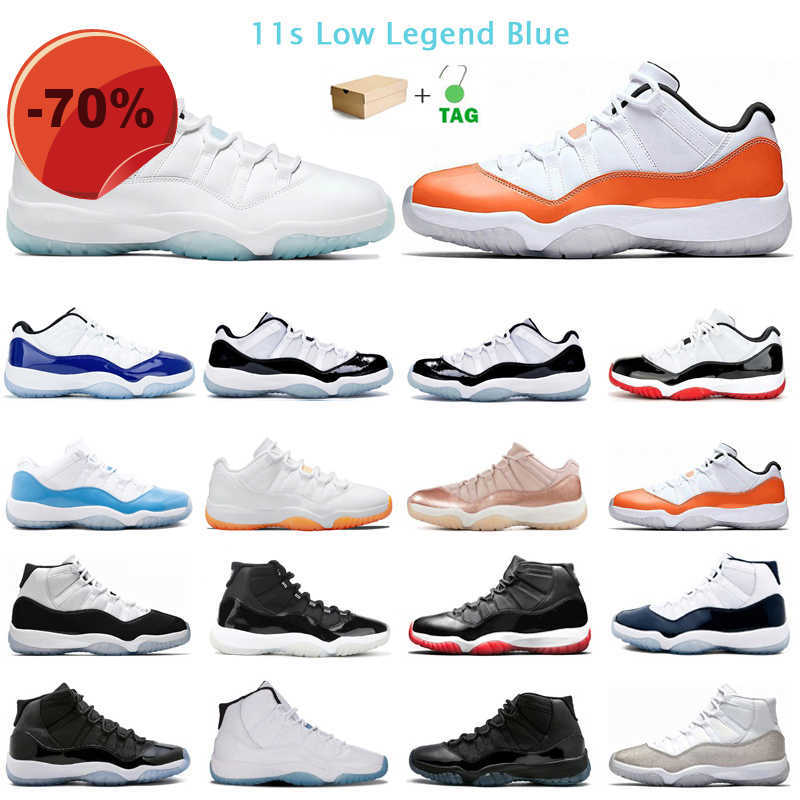 

Sandals With Box 11s Men Women Basketball Shoes Jumpman Low Legend Blue 11 concord Bright Citrus Jubilee 25th Anniversary Rose Gold mens trai, University blue
