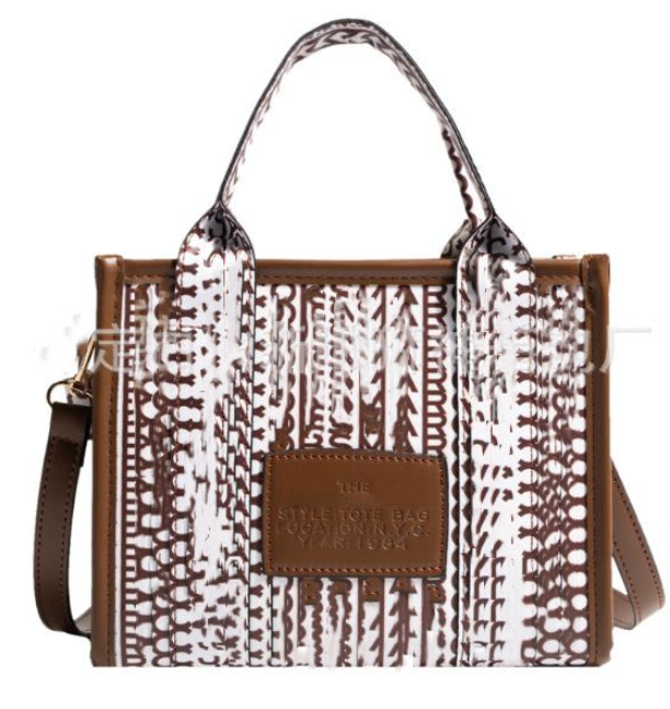 

High Quality New Tote Bag Large Capacity Women's Summer Korean Style Trendy Shoulder Bag Personality Simple Crossbody Bags, Aspic