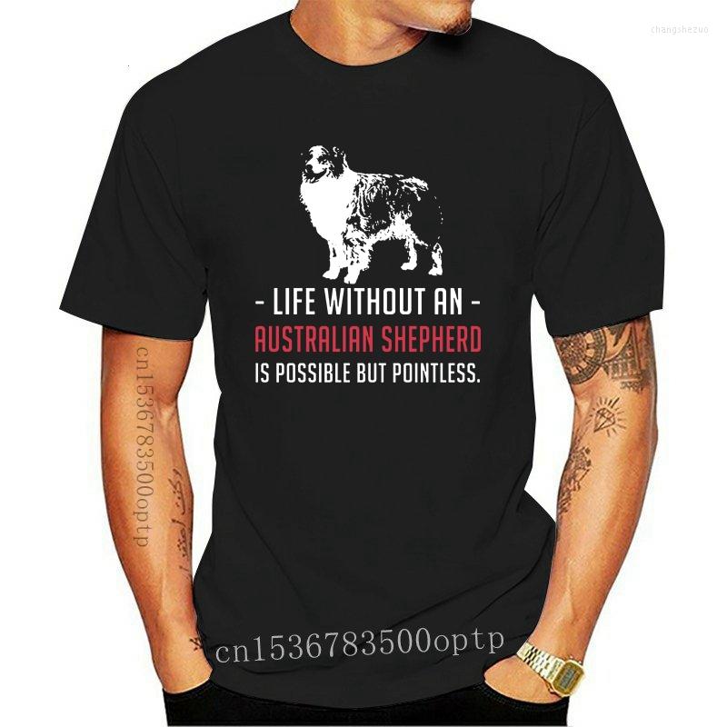 

Men's T Shirts Men's Australian Shepherd Shirt Printing Cotton Round Collar Kawaii Crazy Style Summer Unique, Yellowmen
