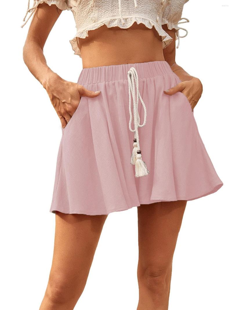 

Women's Shorts 2023 Summer Thin European And American Black, Pink
