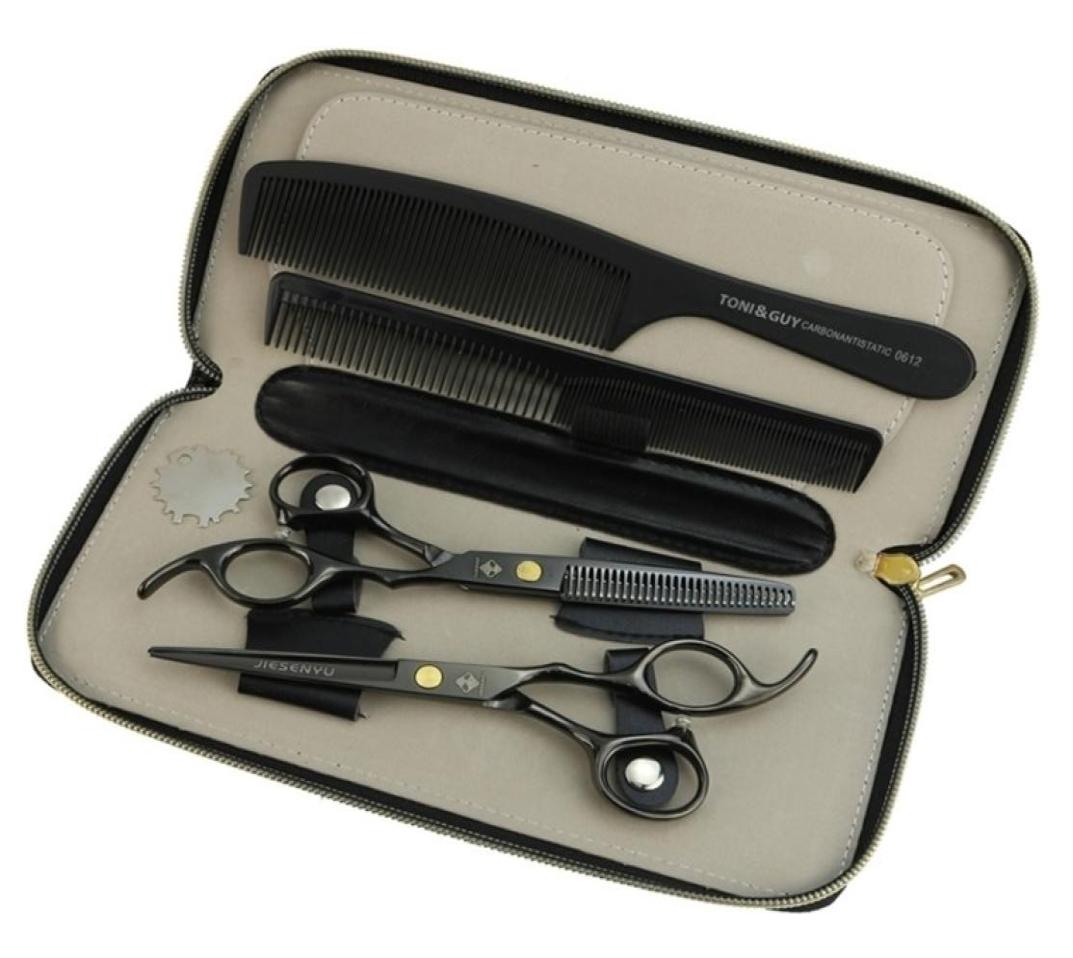 

Japanese scissors 6 inch gold blind hole screw comb set hairdressing professional 2203177550086