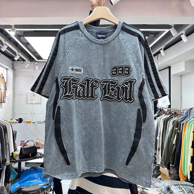 

embroidered t shirt Men's Plus Tees Summer T Shirt Mens Womens