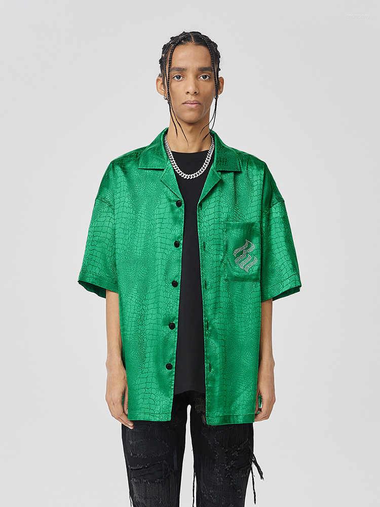 

Men's Casual Shirts We018 Fashion Men's 2023 Runway Luxury European Design Party Style Clothing, Black