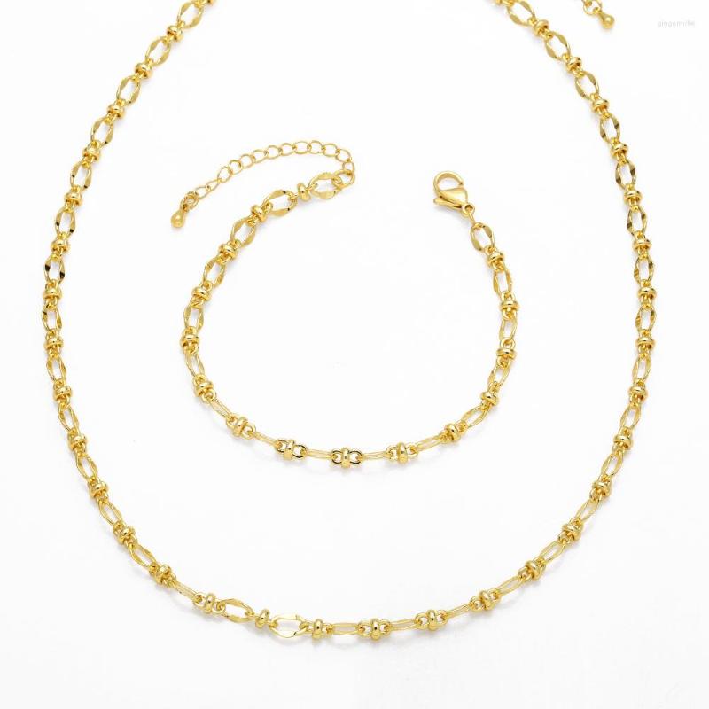 

Chains WT-BFN051 WKT 2023 Beautiful Style Retro Chain Bracelet Women18k Gold Metal Accessory Jewelry Copper Necklace Classic