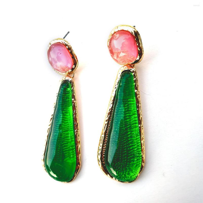 

Dangle Earrings Dvacaman Long Resin Water Drop Earring Jewelry For Women Wholesale