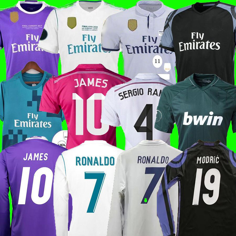 

Retro classic soccer jerseys 2013 2014 15 16 17 18 BENZEMA MARCELO ISCO NACHO CARVAJAL ASENSIO BALE SERGIO RAMOS Madrids Ronaldo home away 3rd football shirt, 13/14 home+ball+9+final