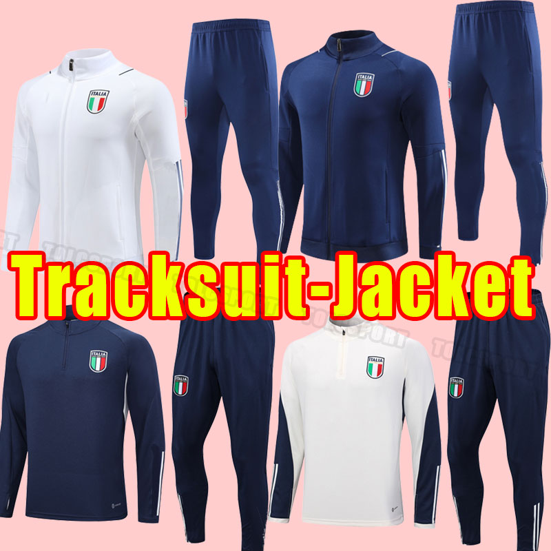 

Italia BONUCCI Soccer tracksuits JORGINHO INSIGNE VERRATTI HIESA BARELLA SPINAZZOLA CHIELLINI ItalyS 2023 2024 long sleeve jacket tracksuit 23 24, As shown