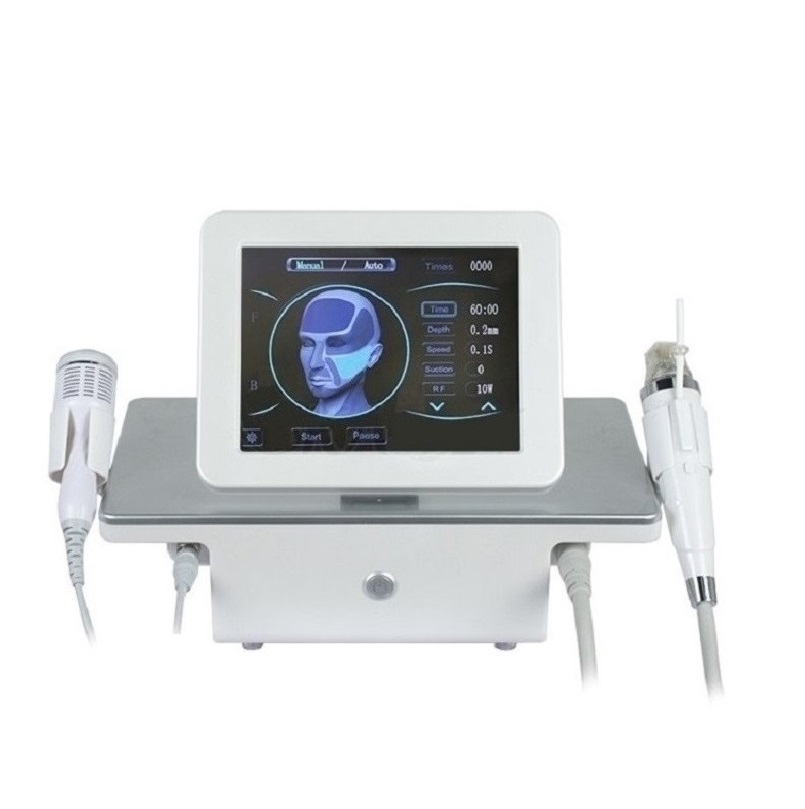 

2 in 1 Rf Fractional Micro-needle Machine with Cold Hammer Anti-acne Shrink Pores Facial Skin Care Tools Stretch Marks Remover