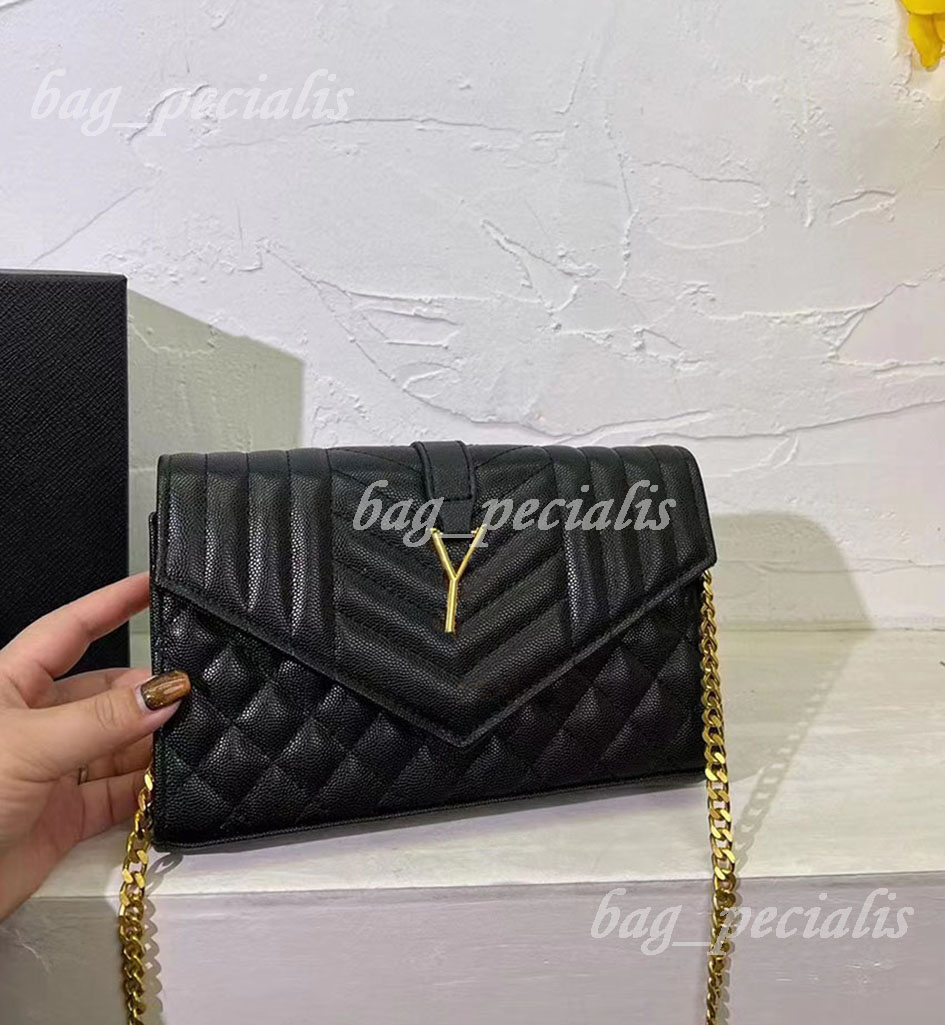 

Designer Bag Woman Wallet On Chain Handbag Purse Genuine Leather Messenger Cross Body Chain Clutch Shoulder Bags Wallet