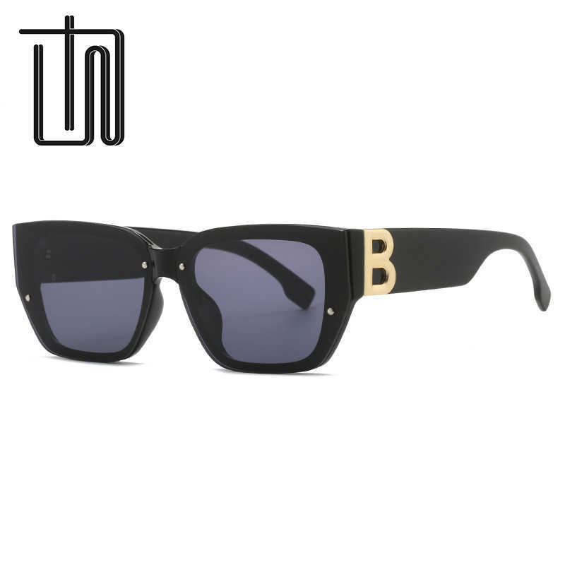 

New Small Frame B Letter 86581 Modern Fashion Sunglasses Women Versatile sunglasses