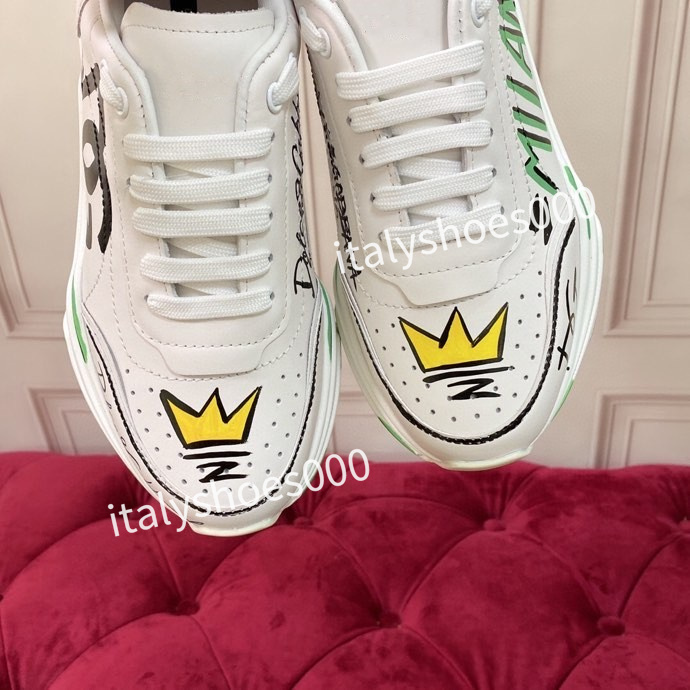 

2023Casual shoes Designer Italy for Womens Sneaker Leather Embroidered Stripes white Shoe flat platform Walking Sports Trainers, 01