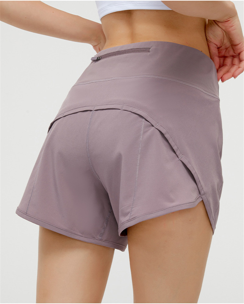 

Womens Shorts Women Back Zipper Pockeks Sports Running Short Linner Exercise Workout Training 230508, Light yellow