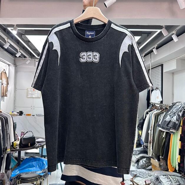 

Men's Plus Tees Embroidered T Shirt Summer Fashion Casual Letter High Quality