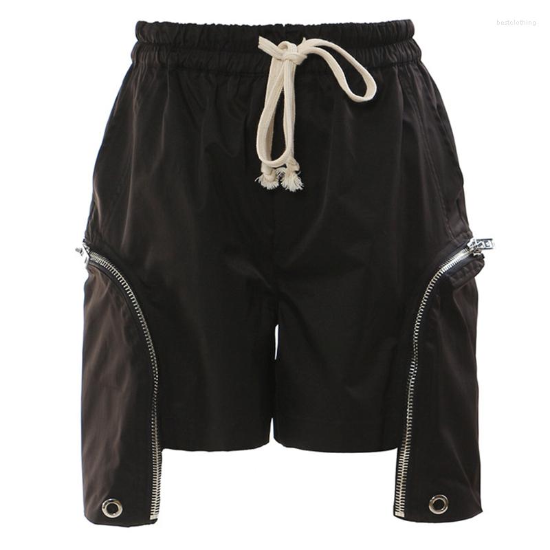 

Women' Shorts Women Black Casual Elastic Waist Drawstring Summer 2023