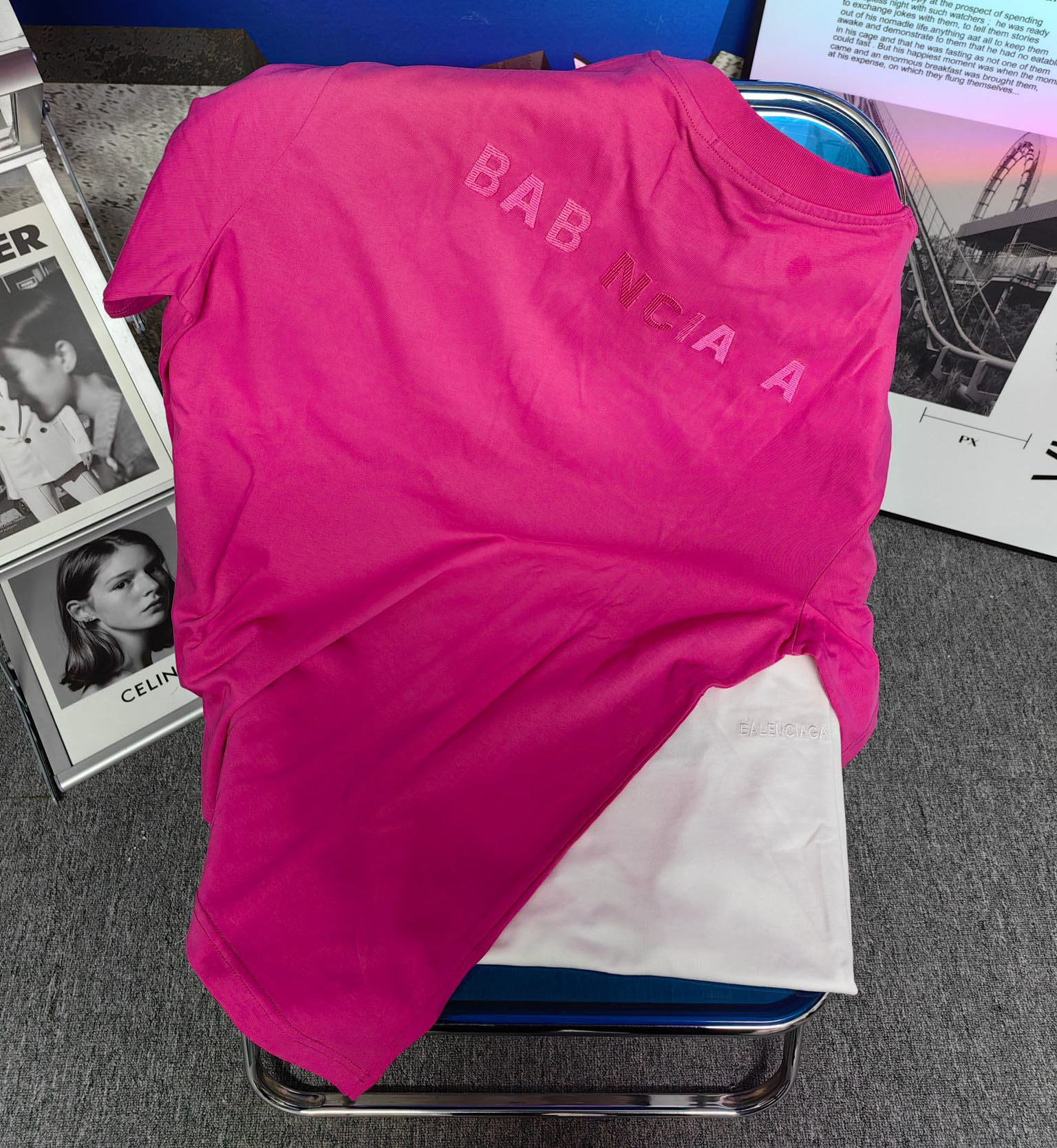 

Men's Plus Tees & Polos Round T-shirt plus size neck embroidered and printed polar style summer wear with street pure cotton 434WW2, Black