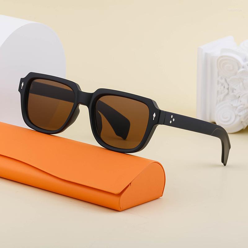 

Sunglasses Square Men Designer Women Eyeglasses Retro High Quality UV400 Gafas De Sol Hombre Lentes