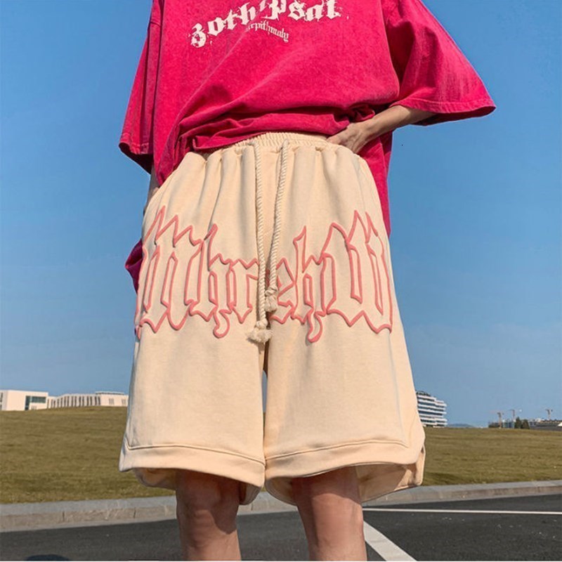 

Womens Shorts Retro y2k streetwear printed shorts women hiphop casual sports basketball fivepoint pants bottoms wide leg 230508, Brown