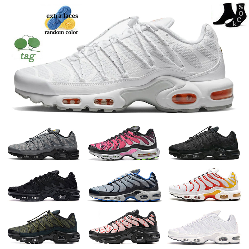 

Tn Utility Plus Men Women Running Shoes mx tns berlin Triple Black White Mica Green Grey Fire Frank Rudy Pink Fade Unity Dusk University Red blue sport sneakers us 12, It24 40-46