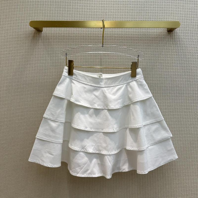 

Skirts High-waisted A-line Cake Puffy Skirt Layer On To Show Thin Legs, White