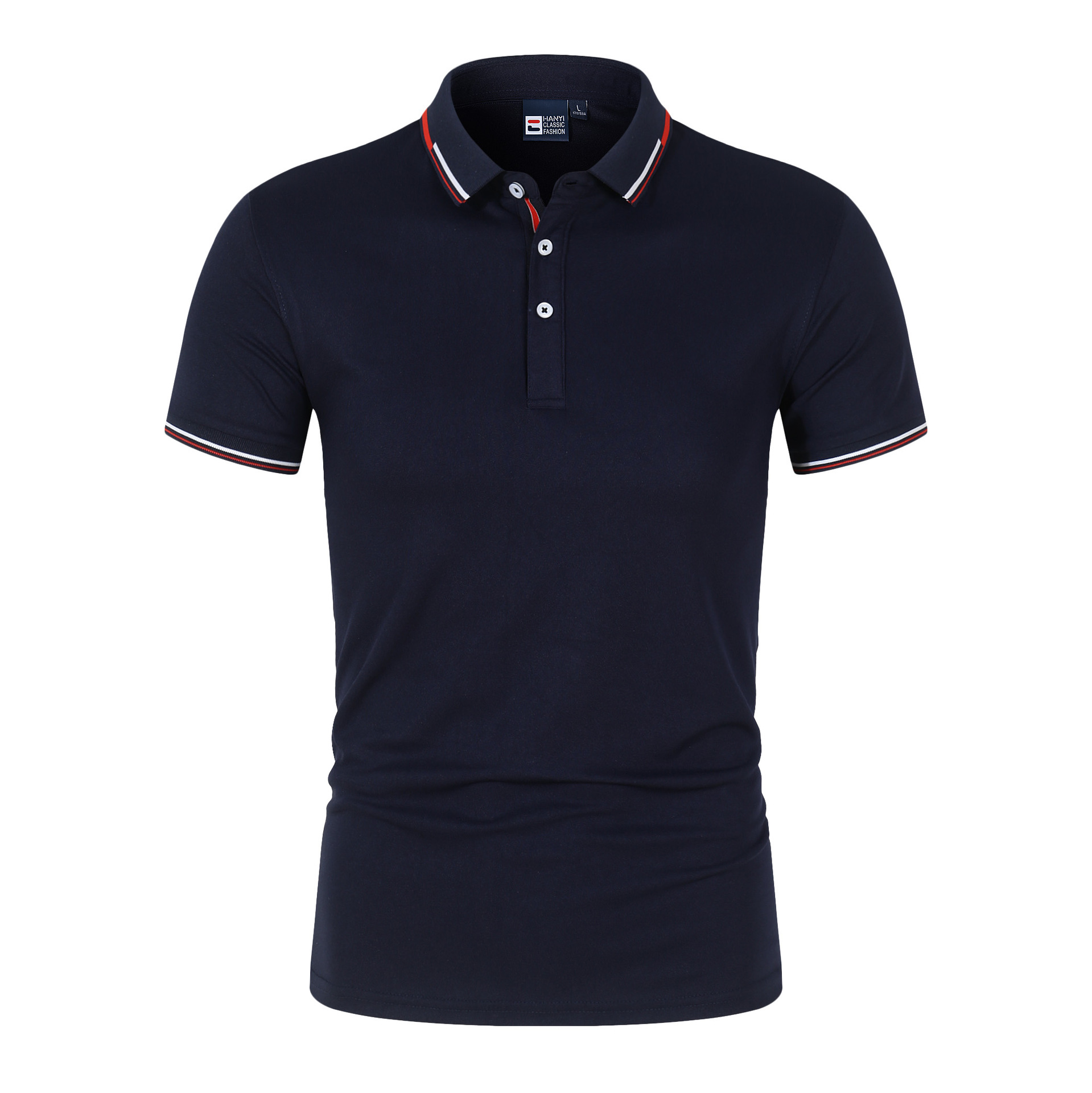 

Mens Polo Shirt Short Sleeve Sports Golf Tennis T-Shirt Tops, Blue