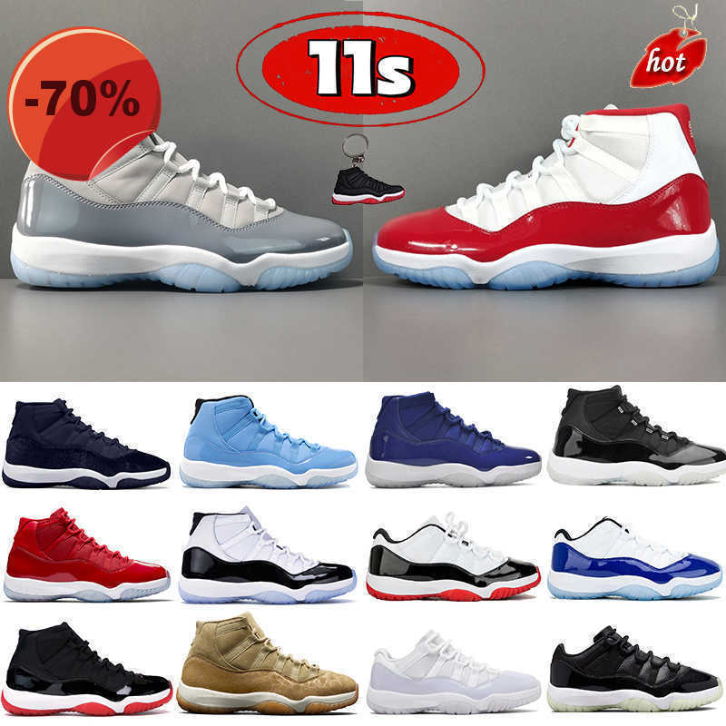 

Sandals With Box New 11 11s mens basketball shoes cherry midnight navy velvet Cool grey 72-10 25th Anniversary low pure violet royal University, 18 concord 23