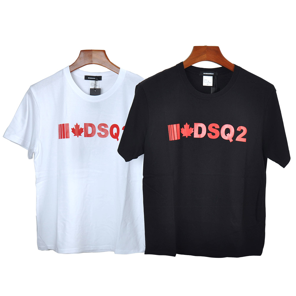 

DSQUARED2 T-shirt 2023 New Leisure Fashion Classic Letter Print Couple Unisex Sweatshirt DSQ ICON Street Fashion Crew Neck Top Quality Cotton Short Sleeve Dsq17, White