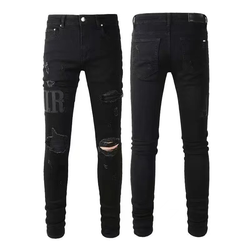 

Paris Style Fashion Mens Jeans Simple Summer Lightweight Denim Pants Large Size Designer Casual Solid Classic Straight Jean For Male28-40, White