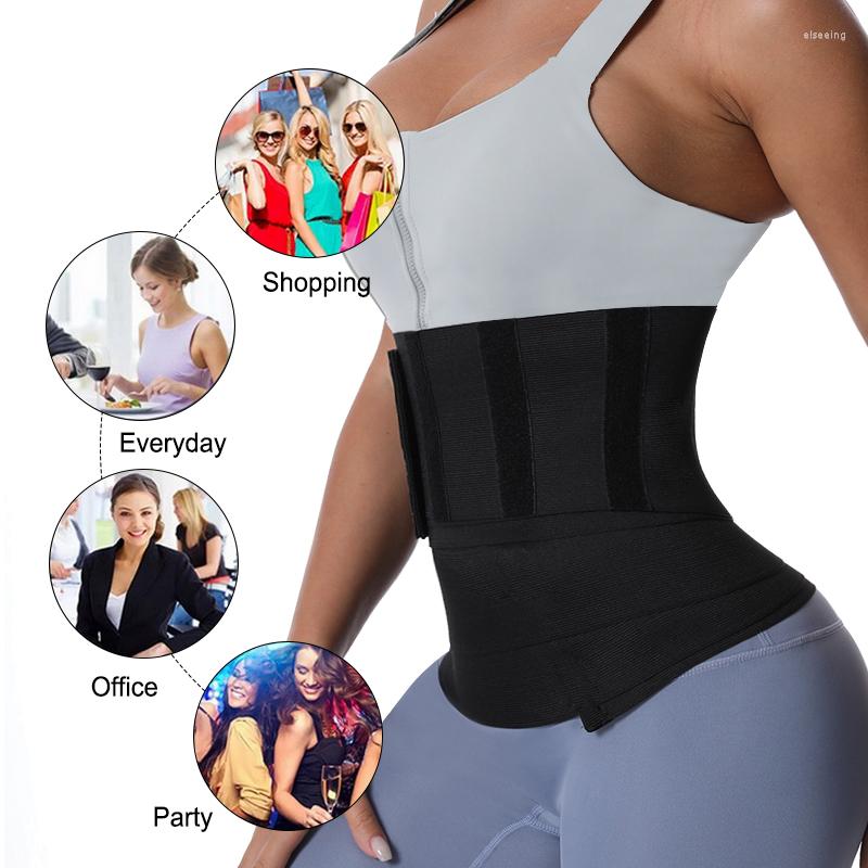 

Women's Shapers Waist Bandage Wrap Trimmer Belt Trainer Body Shaper Belly Women Flat Weight Loss Gain Postpartum Sheath Tape, Velcro 10