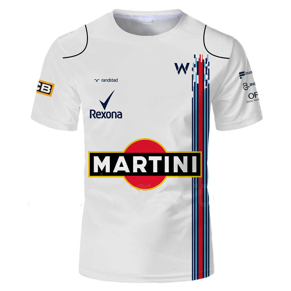 

2023 Fashion F1 Men's t Shirt Formula One Team 3d Printed Williams Summer Loose Crew Neck Breathable Top Oversized Short Sleeve Children's Clothes, Beige