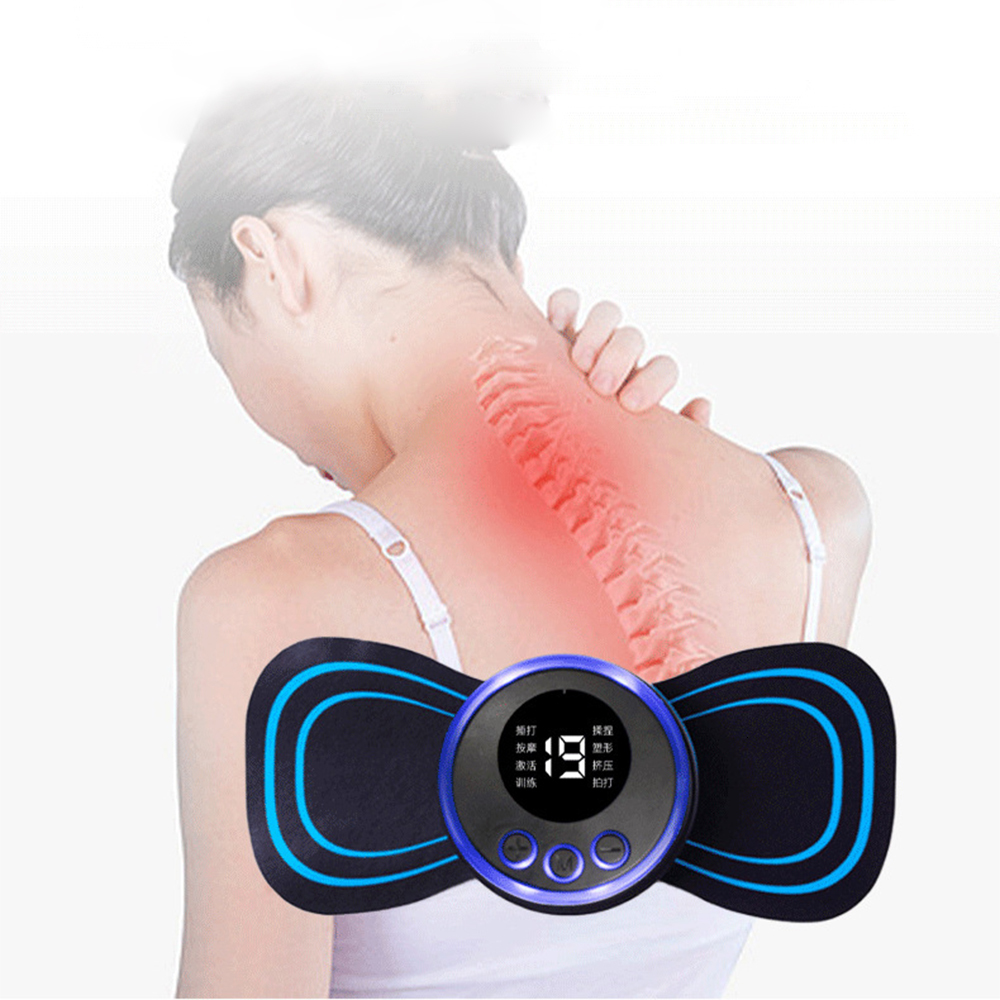 

Other Massage Items Electric neck massager EMS cervical vertebra patch for muscle pain relief and shoulder relaxation portable 230508